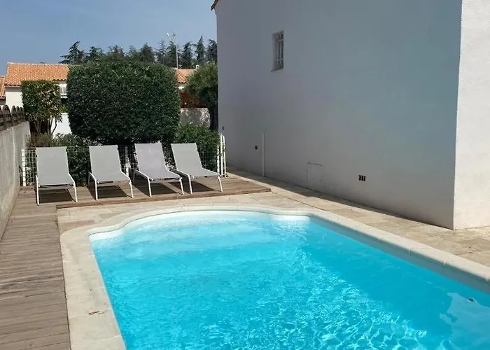 Belle Spacieuse Avec Piscine Privee, Semi Climatisee- 10 Couchages, Wifi, Proche Canal Du Midi Et A 4 Km De La Lxpin7