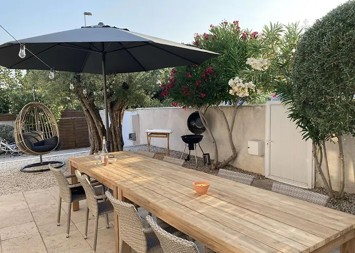 Villa Belle Spacieuse Avec Piscine Privee, Semi Climatisee- 10 Couchages, Wifi, Proche Canal Du Midi Et A 4 Km De La Lxpin7 Portiragnes